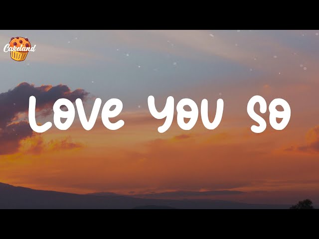 Love You So (Lyric Video) | Yeah, yeah class=