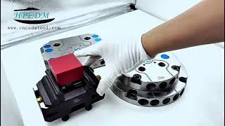 5-Axis CNC Quick-Change Base ⚡ Faster Fixture Change | HPEDM #Shorts