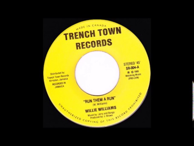 Willie Williams - Run Them a Run (7")