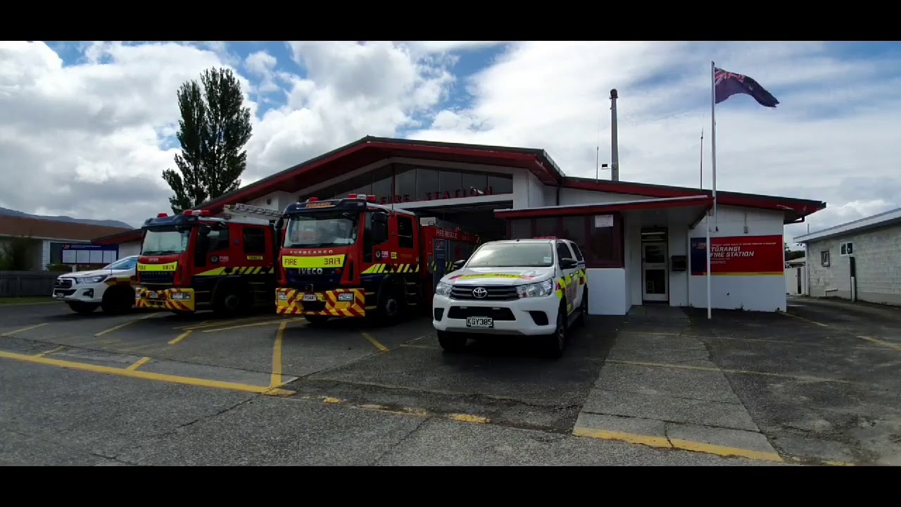 Turangi Fire Station Fire Siren Test YouTube