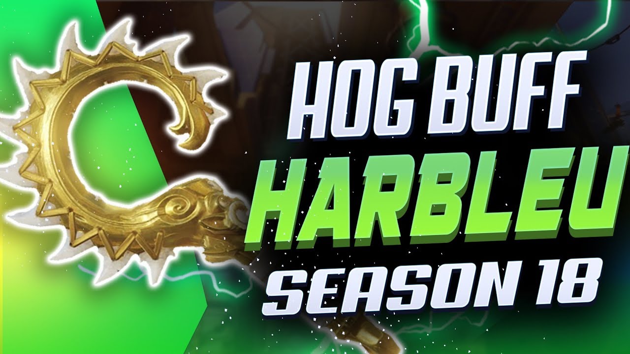 ROADHOG BUFF - HARBLEU! ROADHOG IS OP! [ OVERWATCH SEASON 18 TOP 500 ]