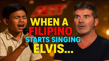 When a Filipino Starts Singing Elvis… Even Simon Couldn’t Believe It! 