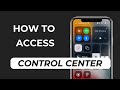 How to Access the Control Center of iPhone? (Lock Screen, Inside Apps)