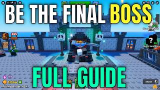 BE THE FINAL BOSS FULL GUIDE! (Best Units, Souls, Money) - Roblox