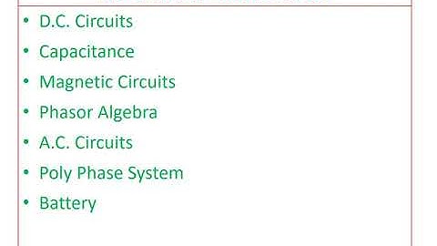 AN INTRODUCTION TO BASIC ELECTRICAL ENGG EE 203 SHASHANK BHANDARI GPC AJMER