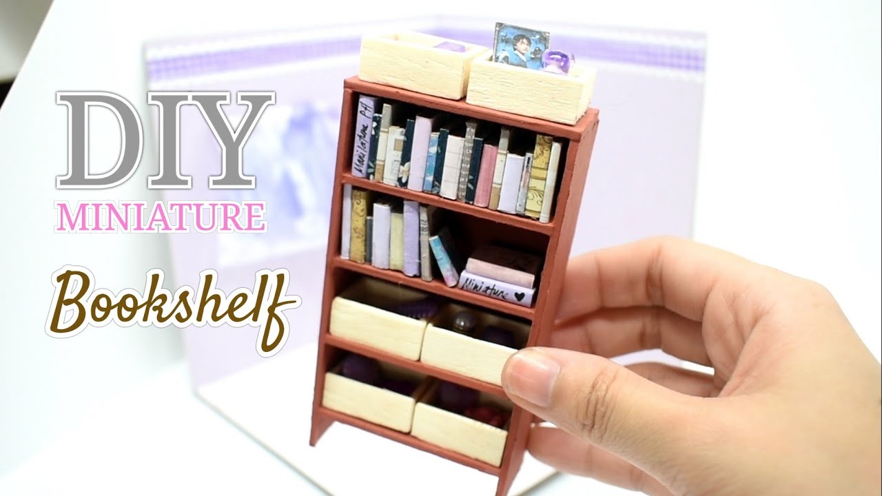 DIY miniature tiny book (step by step tutorial) 