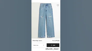 Trending Jeans From H M Jeans Hm Summercollection Trending Youtube Shorts 
