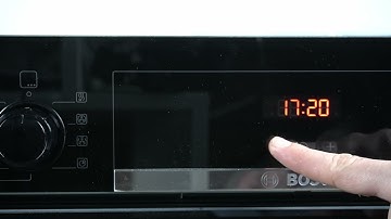 Bosch HBA534EB3: How to Change or Set Time