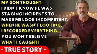 My Son Thought I Didn't Know He Was Staging Incidents To Declare Me Incompetent... I Recorded...