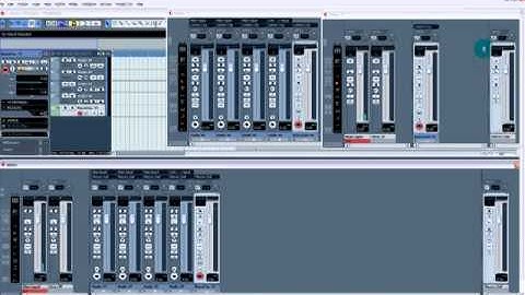 Steinberg Cubase Four - 25. The Mixer (part 1) - How To Tutorial