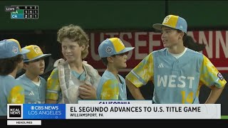 El Segundo gets shot at redemption in U.S. title game at LLWS