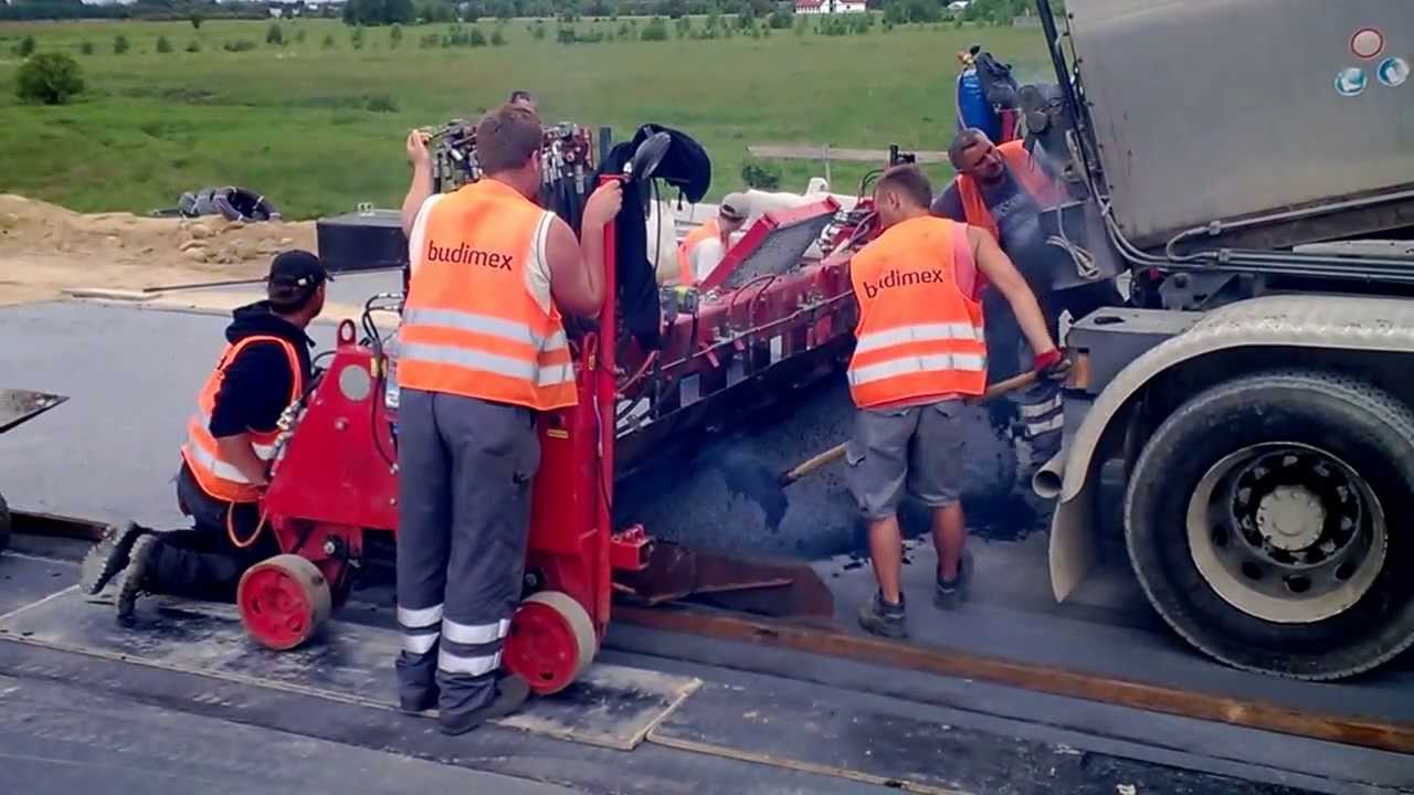 Укладчик литого асфальта HYDROG RAL 4400 / Mastic asphalt mixing plants ...