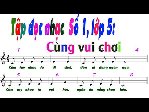 Video Hướng dẫn chi tiết bài Tập đọc nhạc (TĐN) số 1, lớp 5 - youtube