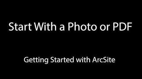 Start with a Photo or PDF