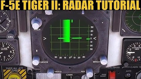 F-5E Tiger II: Radar Tutorial | DCS WORLD