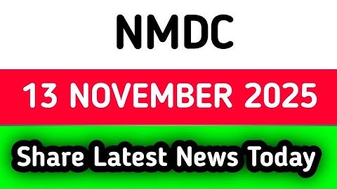 nmdc share news tomorrow || nmdc share news latest news today