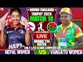 NEPAL WOMEN VS VANUATU WOMEN MATCH 18 | LIVE SCORE AND COMMENTARY | CHALLANGE TROPHY | NEP VS VAN