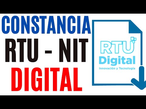 Cómo GENERAR Constancia de RTU o NIT de Forma Online en la Plataforma WEB de la SAT? Tutorial Fácil