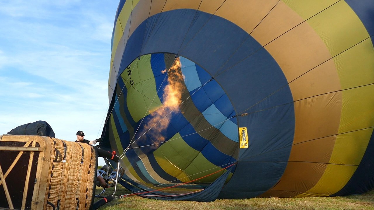 Hot Air Balloon Launch Process