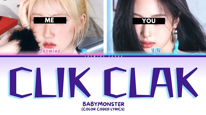 BABYMONSTER 'CLIK CLAK' [SING WITH ME | KARAOKE]