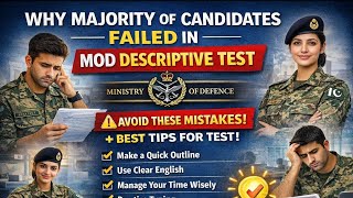Why Majority Failed in Ministry of Defence MOD Analyst Descriptive Test – Avoid Mistakes & Top Tips!