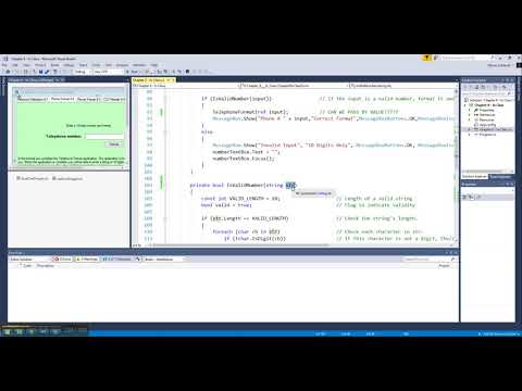 C#   Chapter 8   Processing Data   Part 10 Phone Format 8 2 swf