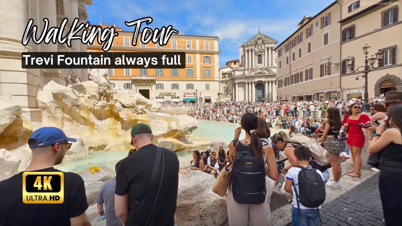 Сегодня днем в Риме - Пешеходная экскурсия в субботу в 16:00 июня 4k