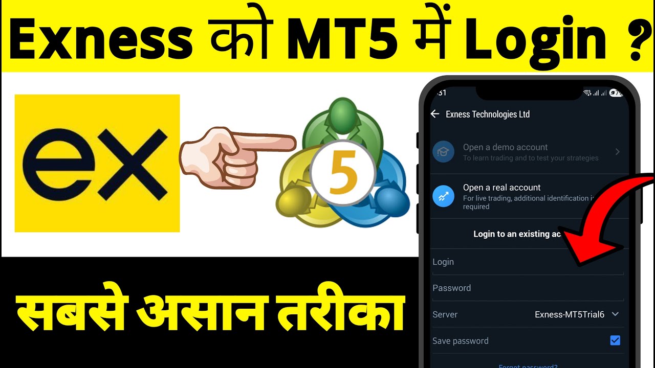 Exness Account MT4 Login Kaise Kare | How to Login Exness Account on ...