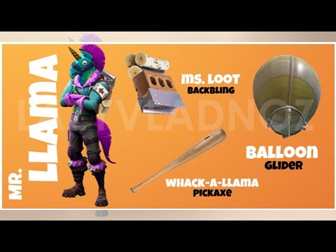 Fortnite llama skin concept Fortnite llama skin concept