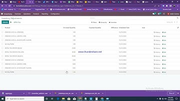 Inventory quantity adjustments odoo 16