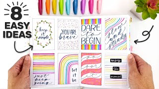 8 Hand Lettering Journal Ideas: Short Quotes For Your Journal!