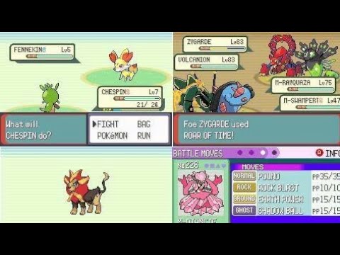 All cheat codes for pokemon mega emerald x and y edition