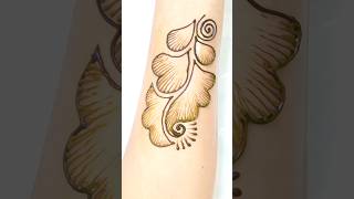 Quick Mehndi Design Tutorial ✨ #Shorts #henna #mehndi #mehndidesign