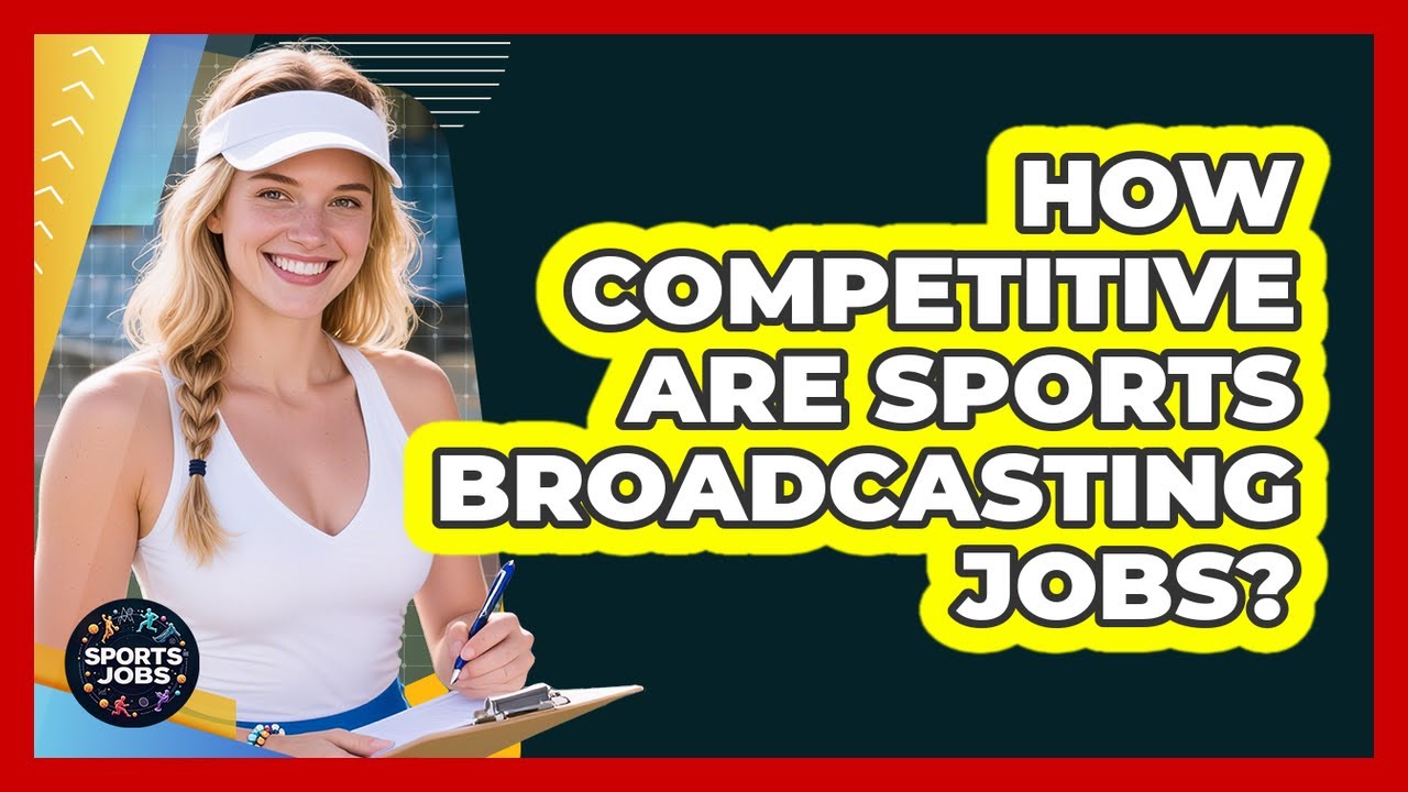 How Competitive Are Sports Broadcasting Jobs? - Sports Jobs