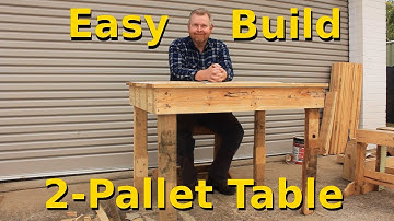 Easy 2-Pallet Table