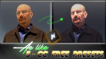 Ae like free cc Presets Node video editor / ae like cc in node video