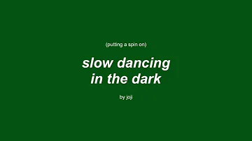 (instrumental) putting a spin on slow dancing in the dark - egg