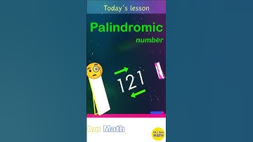 What’s a Palindromic Number? 🤯 | 1-Minute Math #shorts
