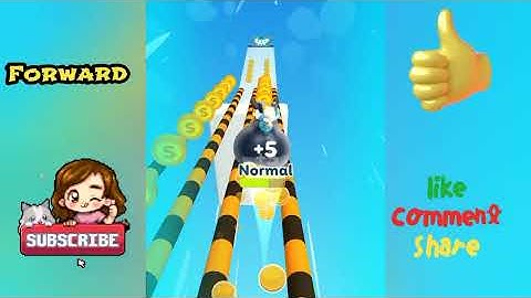 Forward vs Reverse Gaming in Bouncy Run 3D | All Levels Gameplay jghfdf
