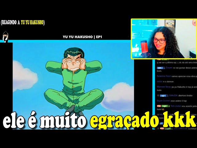 NATHALIA CAMARGO ASSISTINDO PELA PRIMEIRA VEZ A YU YU HAKSHO 