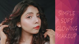 Simple soft and glowing makeup look // RIMI'S MAKEOVER// screenshot 1