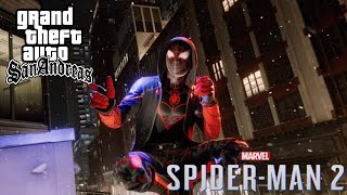 SHARE!!!! Suit Miles The End | GTA SA Retexture Spiderman 2