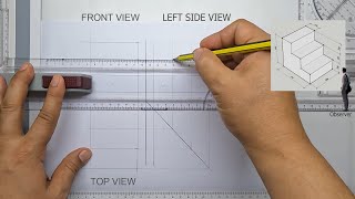 ORTHOGRAPHIC DRAWING - EASY AND SIMPLE