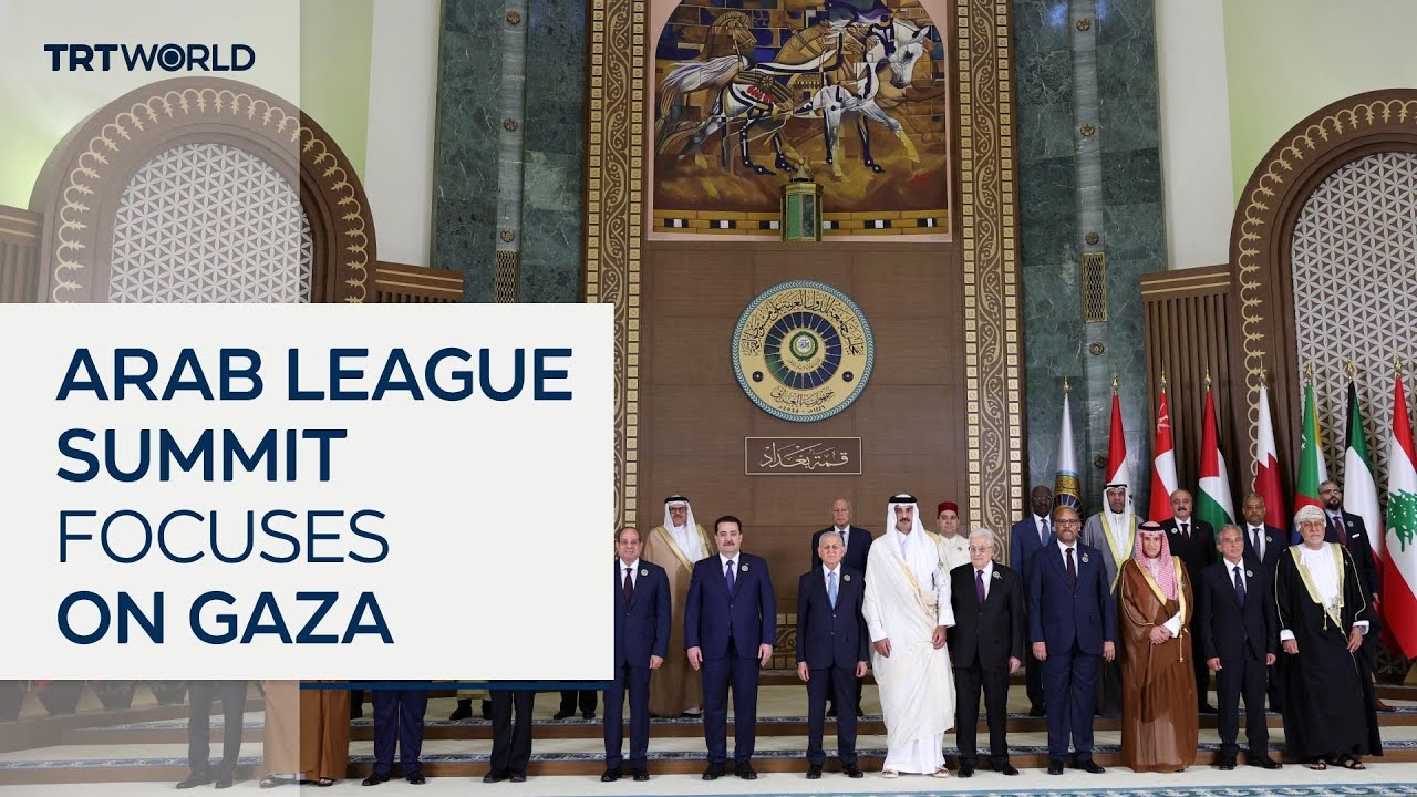 Arab League calls for funds to rebuild Gaza at summit - YouTube