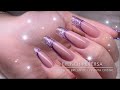 TUTORIAL: French Reversa // Cascada de Brillantes y Punta efecto Cristal - Crispynails ♡