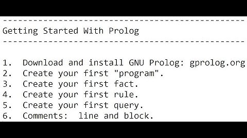Prolog Beginner
