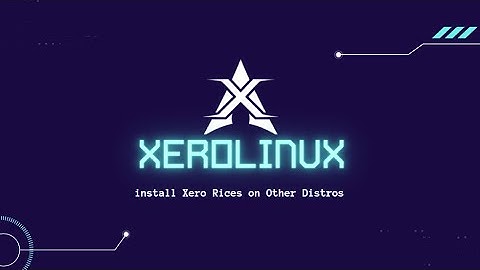 How to install a XeroLinux Rice on Arch Distros with KDE