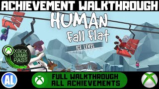 Human Fall Flat  Ice Level #Xbox Achievement Walkthrough  Xbox Game Pass