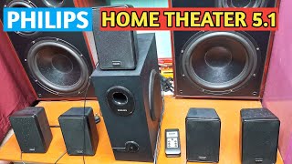 Test zvuku domáceho kina Philips 5.1 | Súprava domáceho kina Philips