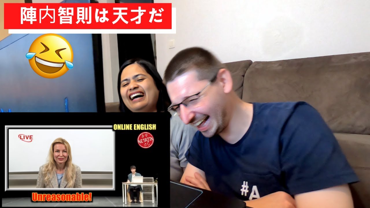 ⁣陣内智則【コント お茶の間留学】/ Tomonori Jinnai 【A Skit：Studying abroad at living room】REACTION